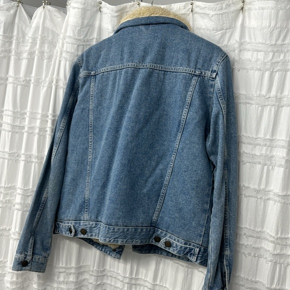 TOPSHOP SHERPA LINED JEAN JACKET - Picture 5 of 5